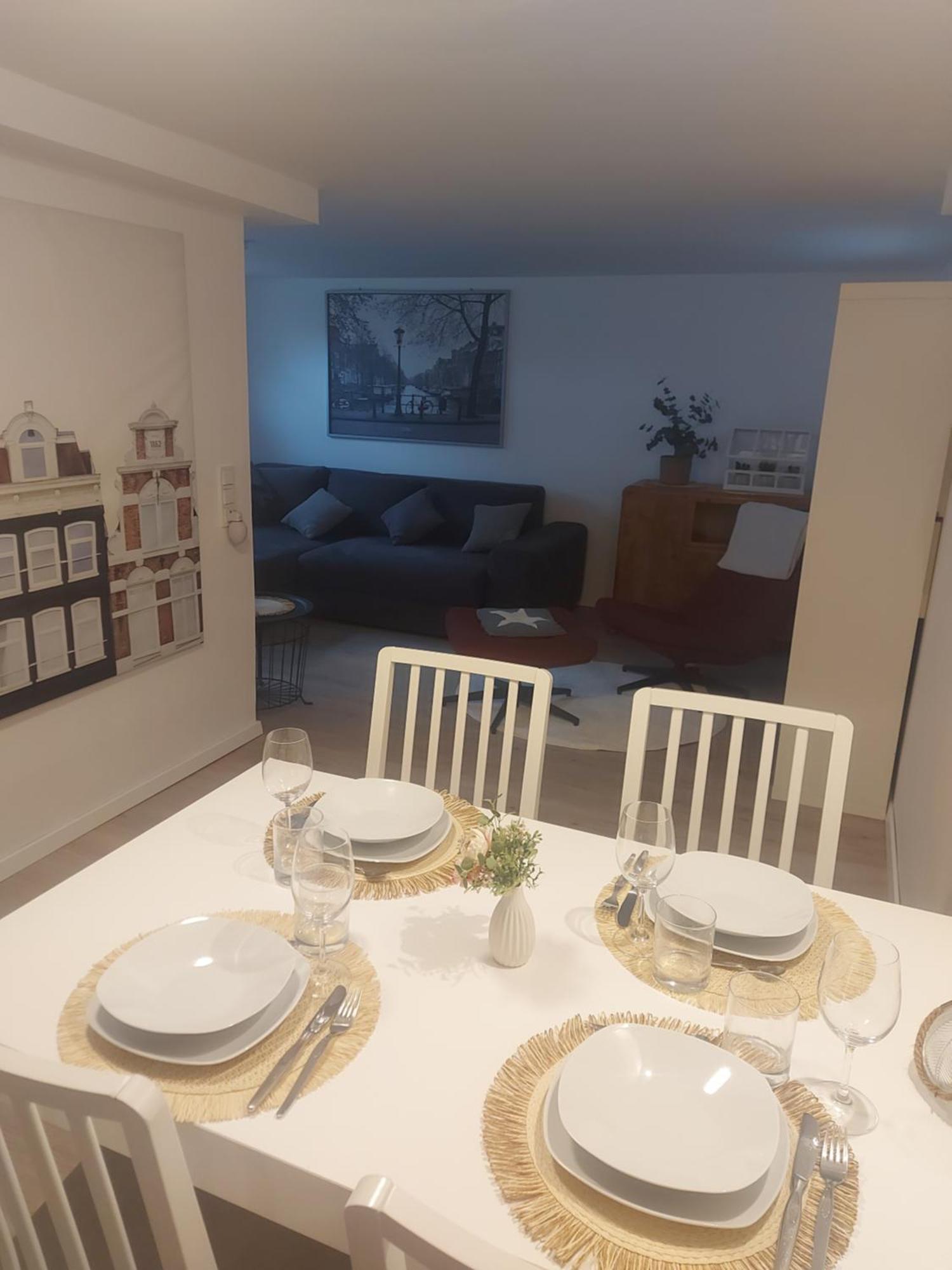 Ruhige, Zentrale Einliegerwohnung Im Kurpark 巴特赫尔斯费尔德 外观 照片